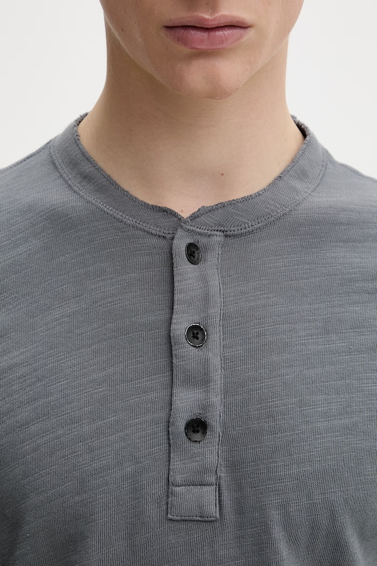 rag & bone longsleeve męski bawełniany RF2925FT2FM szary