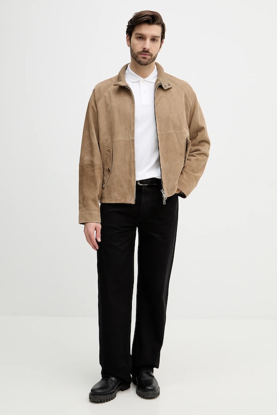 Tommy Hilfiger longsleeve bawełniany MW0MW37317 biały SS26