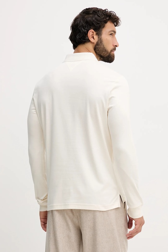 Odzież Tommy Hilfiger longsleeve bawełniany MW0MW37317 beżowy