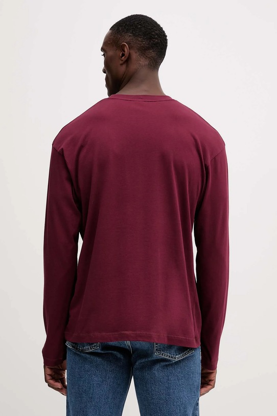 Abbigliamento Tommy Hilfiger top a maniche lunghe in cotone UM0UM03644 rosso