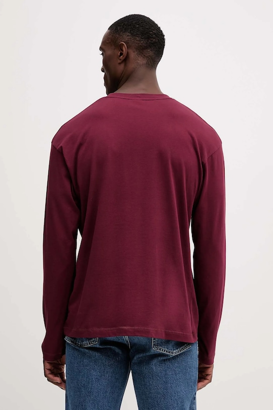 Îmbrăcăminte Tommy Hilfiger longsleeve din bumbac UM0UM03644 rosu