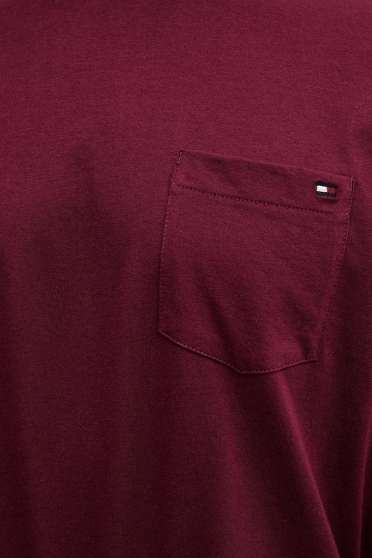 Tommy Hilfiger top a maniche lunghe in cotone UM0UM03644 rosso