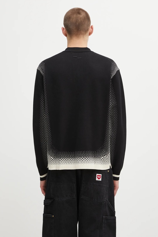 Odzież Filling Pieces sweter Knit Shirt Rugby 422571500243 czarny