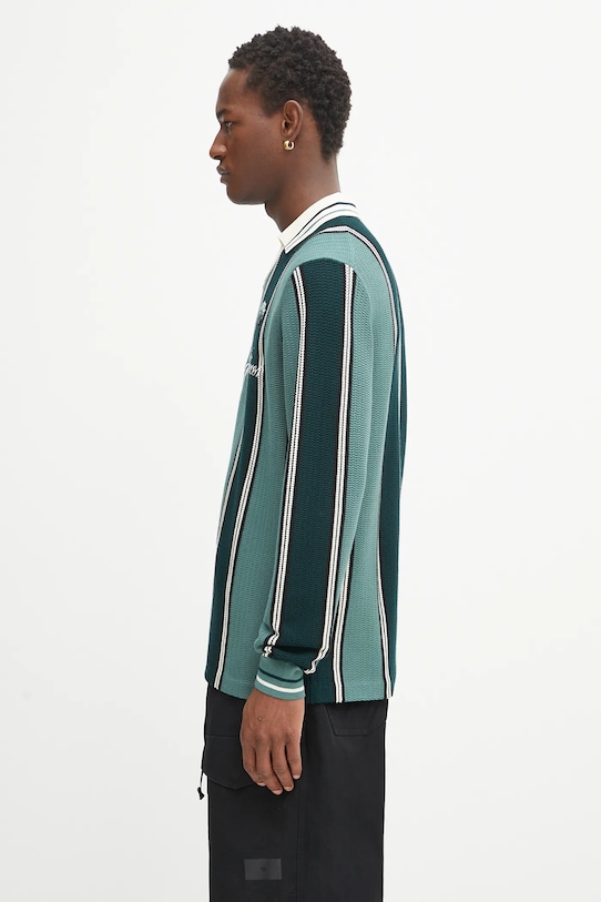 Свитер Filling Pieces Knit Football Jersey 422574500148 зелёный AW25