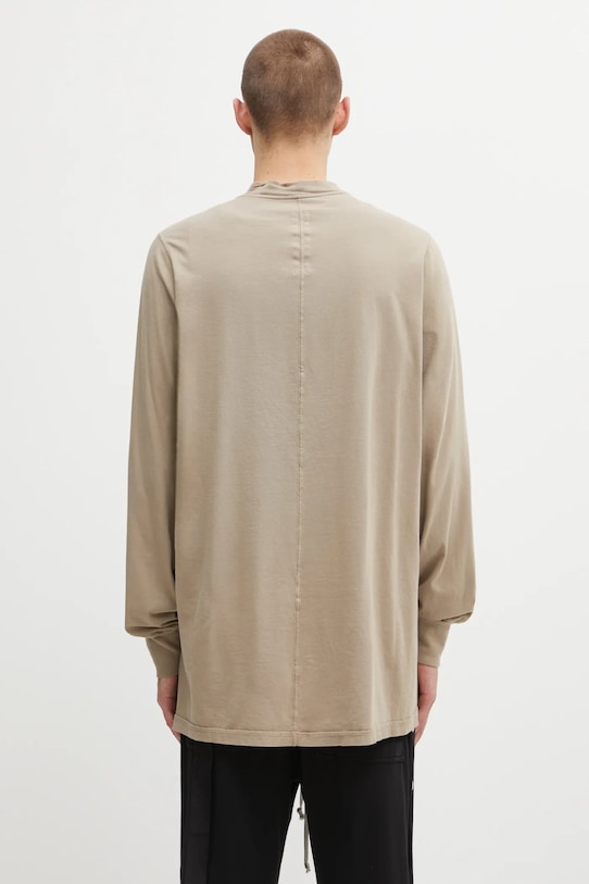 Odzież Rick Owens DRKSHDW longsleeve bawełniany Jumbo Ls T DU02E7261.RNEP1 beżowy