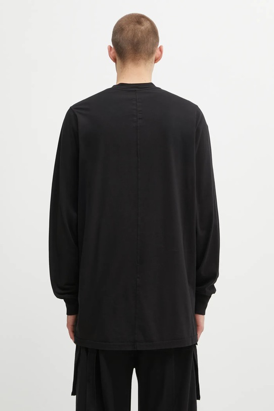 Odzież Rick Owens DRKSHDW longsleeve bawełniany Jumbo Ls T DU02E7261.RNEP1 czarny