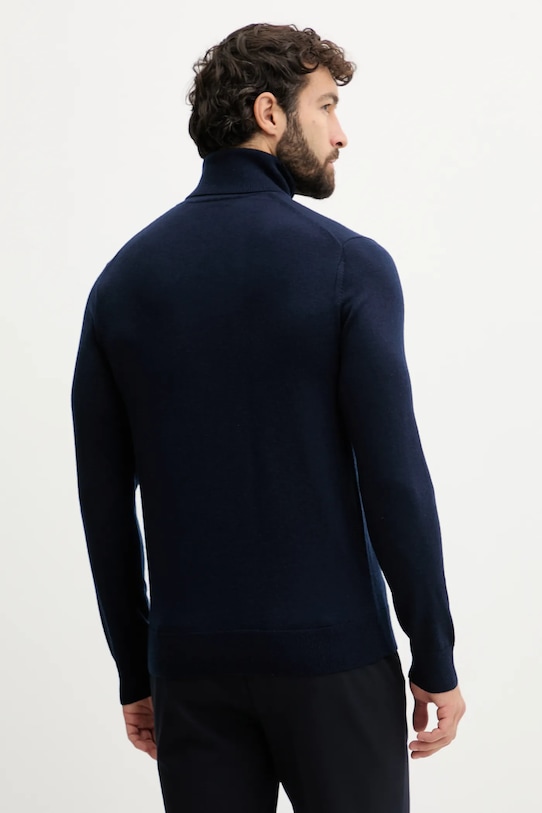 Odzież Michael Kors sweter wełniany CF460F97AP granatowy