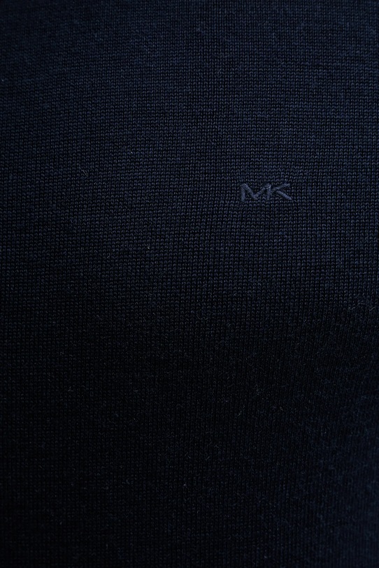 Michael Kors sweter wełniany CF460F97AP granatowy