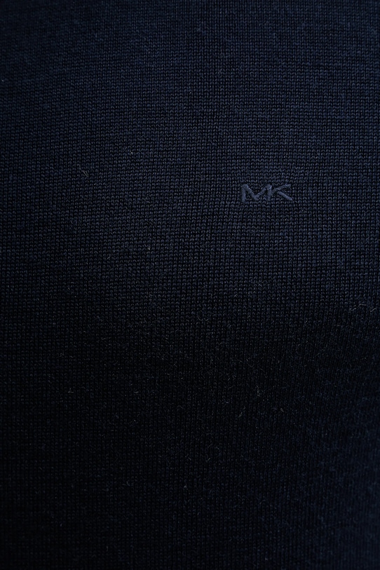 Michael Kors sweter wełniany CF460F97AP granatowy