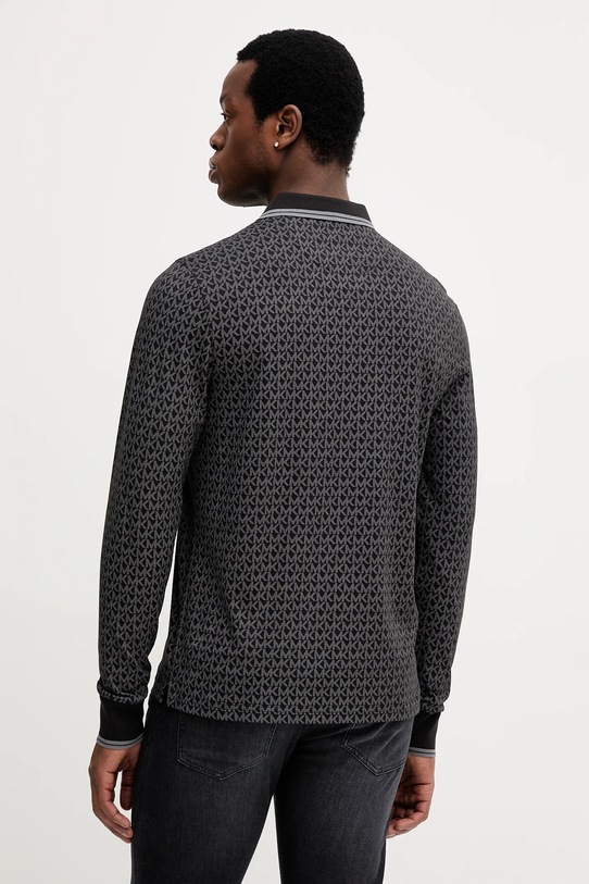 Odzież Michael Kors longsleeve bawełniany CF351KY5KS czarny