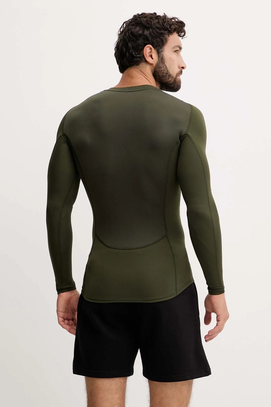 Odzież adidas Performance longsleeve sportowy Techfit Compression JX2560 zielony