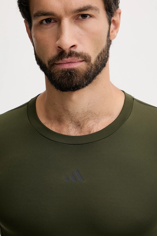 adidas Performance longsleeve sportowy Techfit Compression zielony JX2560
