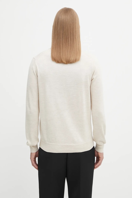 Odzież Fred Perry sweter z wełną K4535 beżowy