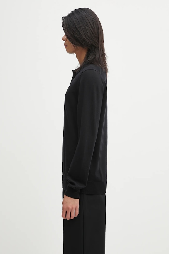 Fred Perry sweter z wełną K4535 czarny AW25