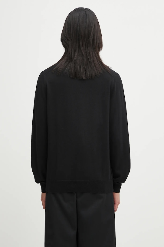 Odzież Fred Perry sweter z wełną K4535 czarny