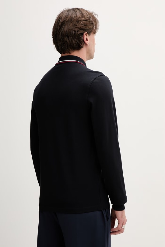 Odzież Fred Perry longsleeve bawełniany M3636 granatowy