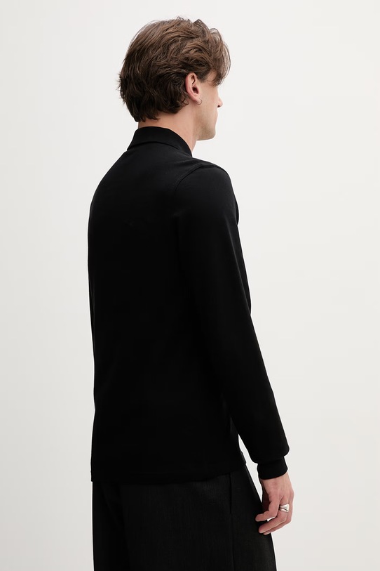 Odzież Fred Perry longsleeve bawełniany M6006 czarny