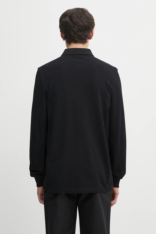 Clothing Fred Perry cotton longsleeve top M6006 black