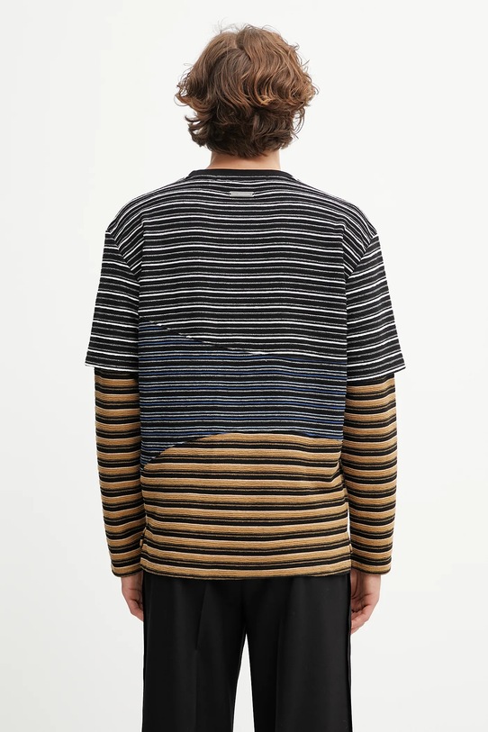 Odzież Andersson Bell longsleeve Stripe Layered atb1342m multicolor