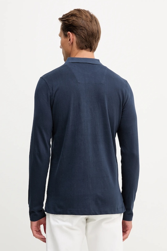 Îmbrăcăminte Aeronautica Militare longsleeve din bumbac PO1886UJ00703 bleumarin