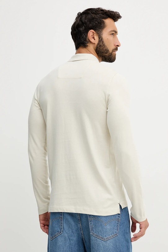 Хлопковый лонгслив Aeronautica Militare PO1886UJ00703 бежевый AW25