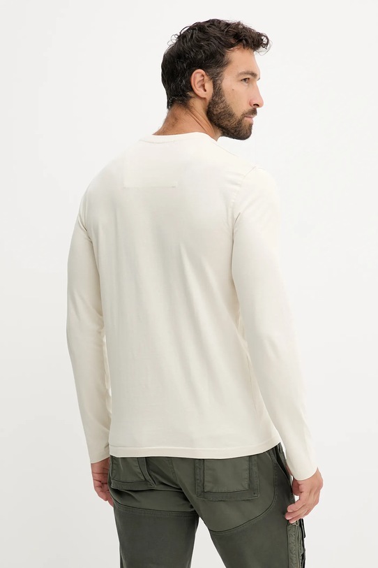 Îmbrăcăminte Aeronautica Militare longsleeve din bumbac TS2477UJ00641 bej