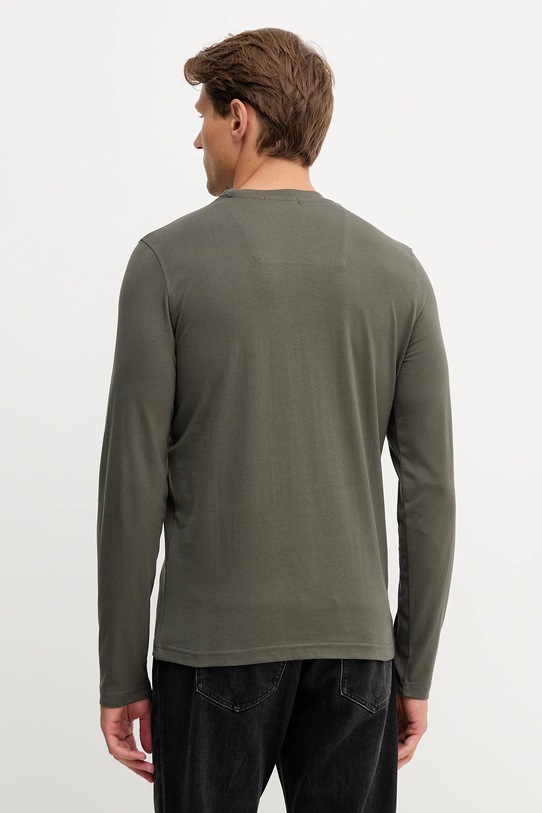 Ρούχα Βαμβακερή μπλούζα με μακριά μανίκια Aeronautica Militare TS2484UJ00641 γκρί