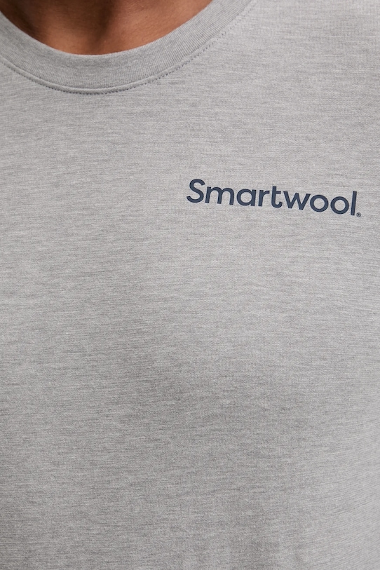 Smartwool sportos hosszú ujjú SW003018 szürke