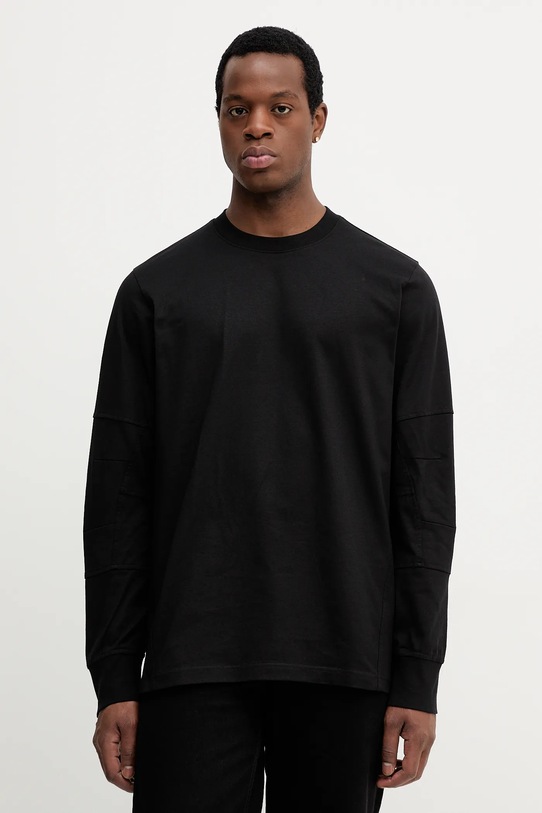 G-Star longsleeve bawełniany bawełna czarny D26831.C336