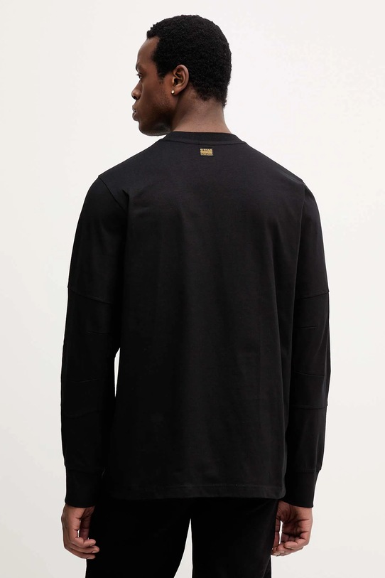 Odzież G-Star longsleeve bawełniany D26831.C336 czarny