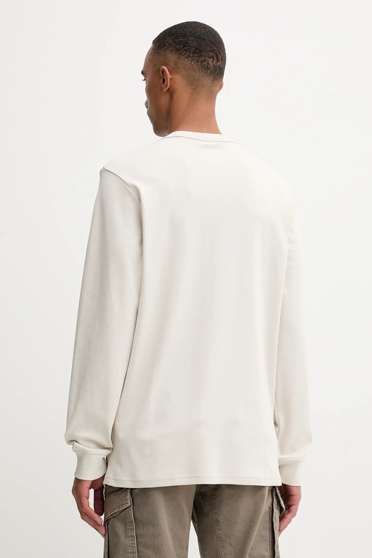 Odzież G-Star longsleeve bawełniany D25076.D976 beżowy