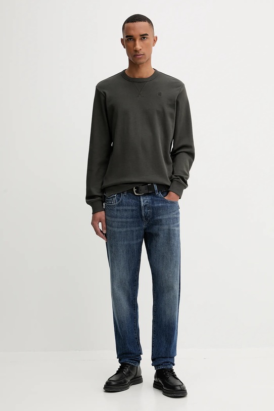 G-Star longsleeve bawełniany D25076.D976 zielony AW25