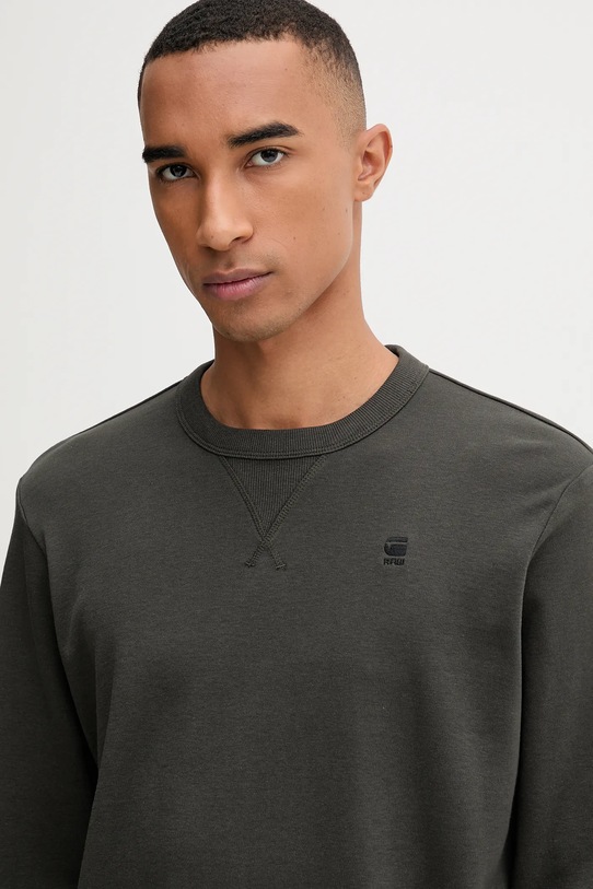 G-Star longsleeve bawełniany zielony D25076.D976