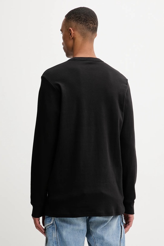 Odzież G-Star longsleeve bawełniany D25076.D976 czarny