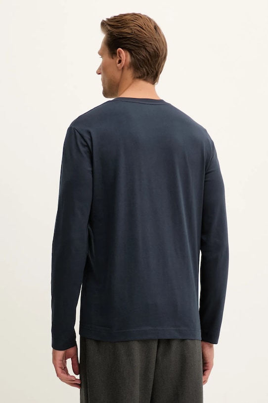 Îmbrăcăminte Marc O'Polo longsleeve din bumbac 528201252020 bleumarin
