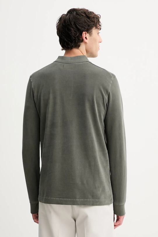 Oblečení Bavlněné tričko s dlouhým rukávem Marc O'Polo 528223655004 zelená