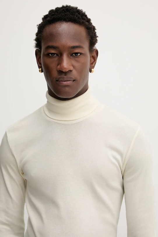 Marc O'Polo longsleeve din bumbac bej 529220252100