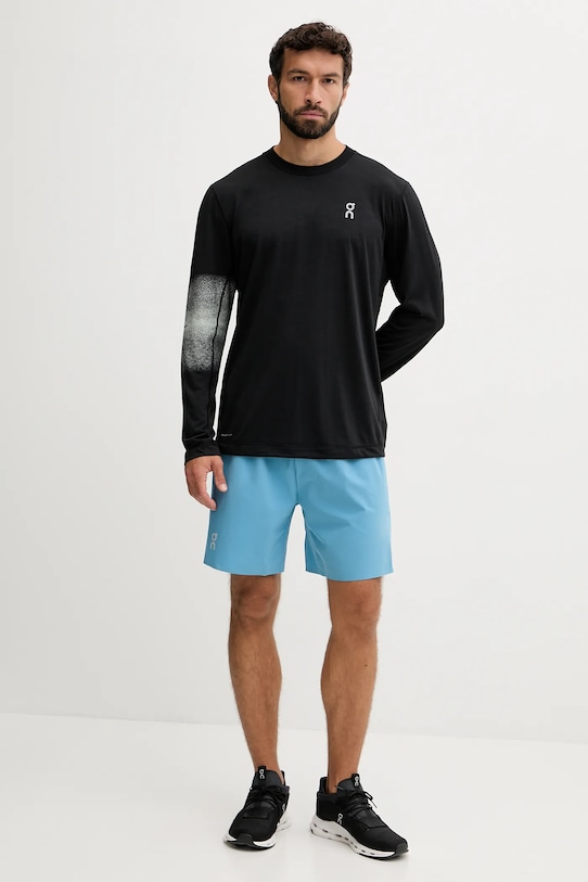 On edzős hosszú ujjú 1MF30510553 fekete AW25