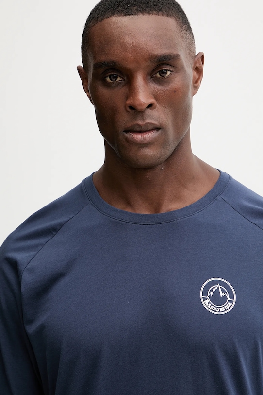 LA Sportiva longsleeve din bumbac Circle Logo bleumarin ZACL007