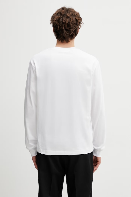Îmbrăcăminte Lacoste longsleeve din bumbac TH7307 alb