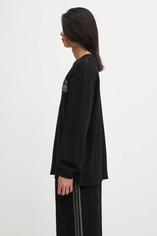 Bavlněné tričko s dlouhým rukávem Aries Reversible Temple AR4066604 černá AW25