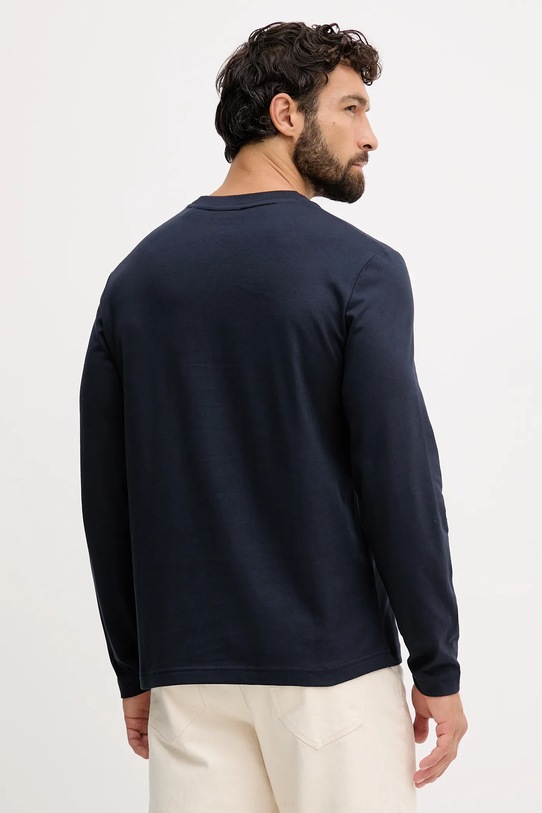 Odzież Gant longsleeve bawełniany 2003363 granatowy