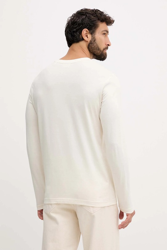 Odzież Gant longsleeve bawełniany 2003369 beżowy