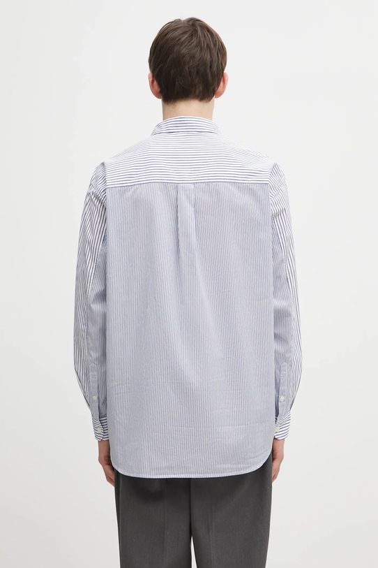 Oblečení Bavlněná košile NEIGHBORHOOD MULTI STRIPE 252SPNH.SHM05 modrá