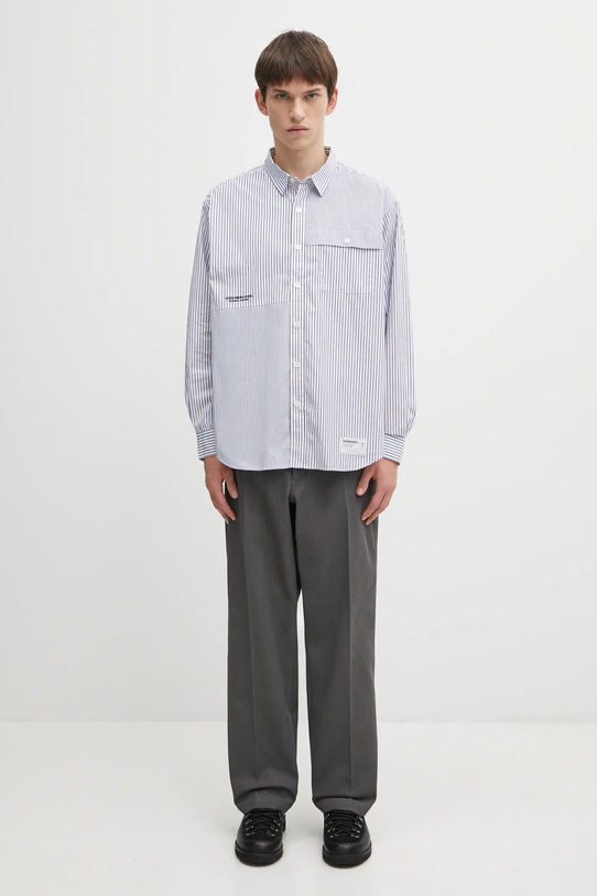 Bavlněná košile NEIGHBORHOOD MULTI STRIPE 252SPNH.SHM05