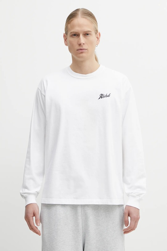 Odzież NEIGHBORHOOD longsleeve bawełniany NH . TEE LS-2 252PCNH.LT02 biały