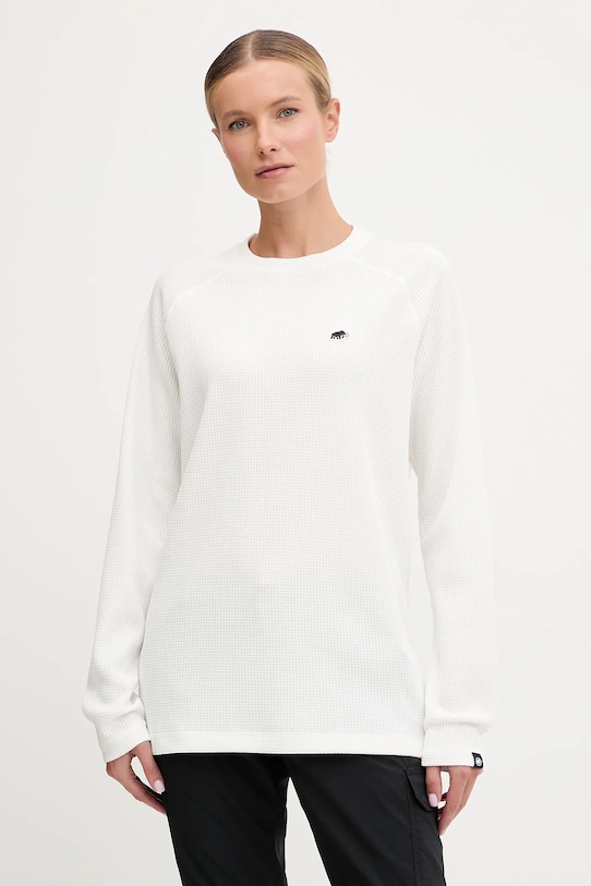 Mammut hosszú ujjú Waffle 1016.01830 bézs AW25