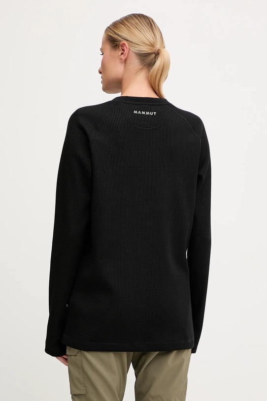 Mammut hosszú ujjú Waffle 1016.01830 fekete