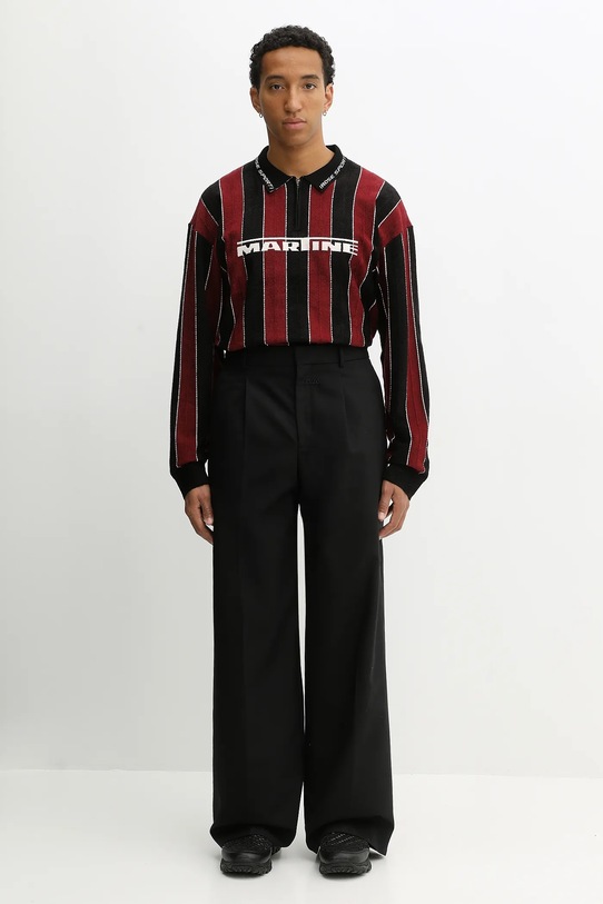 Martine Rose longsleeve Sporty Logo Polo 981YA20027