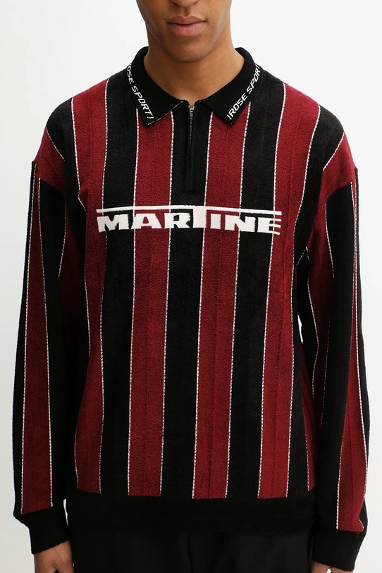 Martine Rose longsleeve Sporty Logo Polo 981YA20027